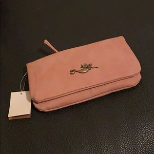 Cute Blush Mermaid Charm Crossbody Bag